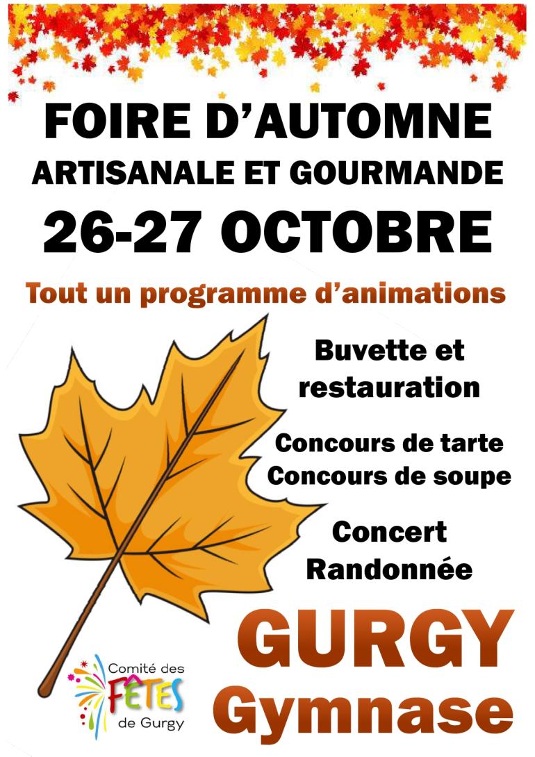 Foire d'automne du Comité des fêtes